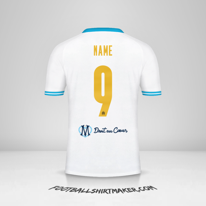 Trikot Olympique de Marseille Cup 2023/2024 -  name - 9