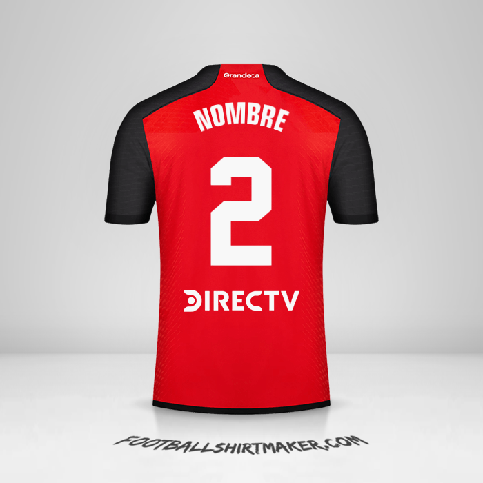 Camiseta River Plate 2023/2024 Visita -  nombre - 2
