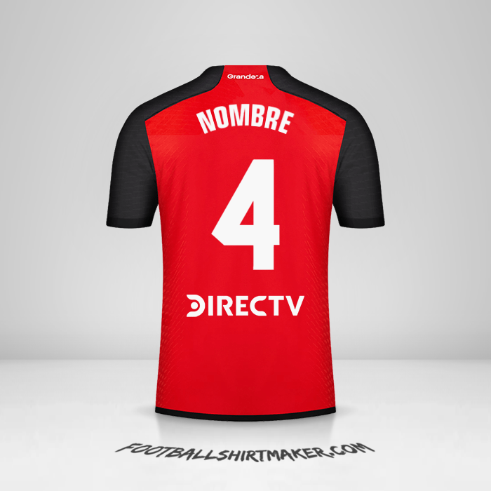 Jersey River Plate 2023/2024 Visita -  nombre - 4