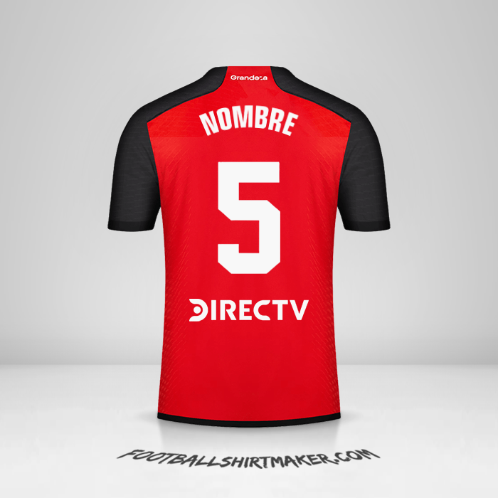 Camiseta River Plate 2023/2024 Visita -  nombre - 5
