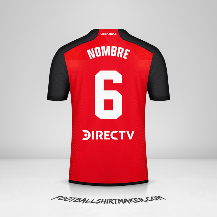 Camiseta River Plate 2023/2024 Visita -  nombre - 6
