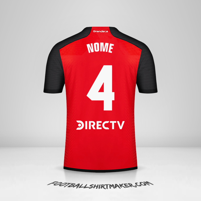 Maglia River Plate 2023/2024 Seconda -  nome - 4