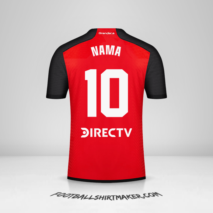 Jersey River Plate 2023/2024 Alternatif -  nama - 10