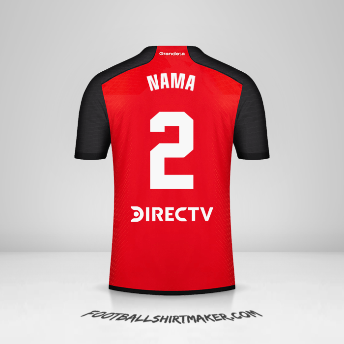 Jersey River Plate 2023/2024 Alternatif -  nama - 2