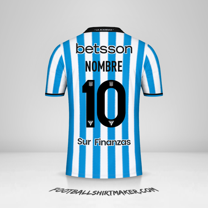 Camiseta Racing Club 2024 -  nombre - 10