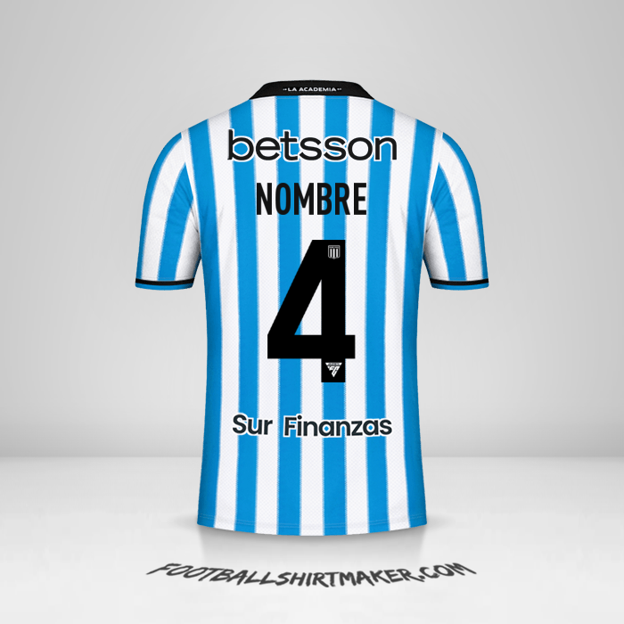 Camiseta Racing Club 2024 -  nombre - 4