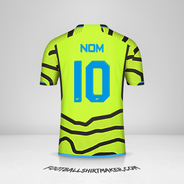 Maillot Arsenal Cup 2023/2024 Extérieur -  nom - 10