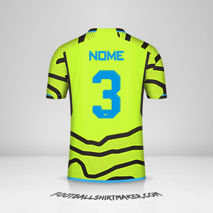 Maglia Arsenal Cup 2023/2024 Seconda -  nome - 3