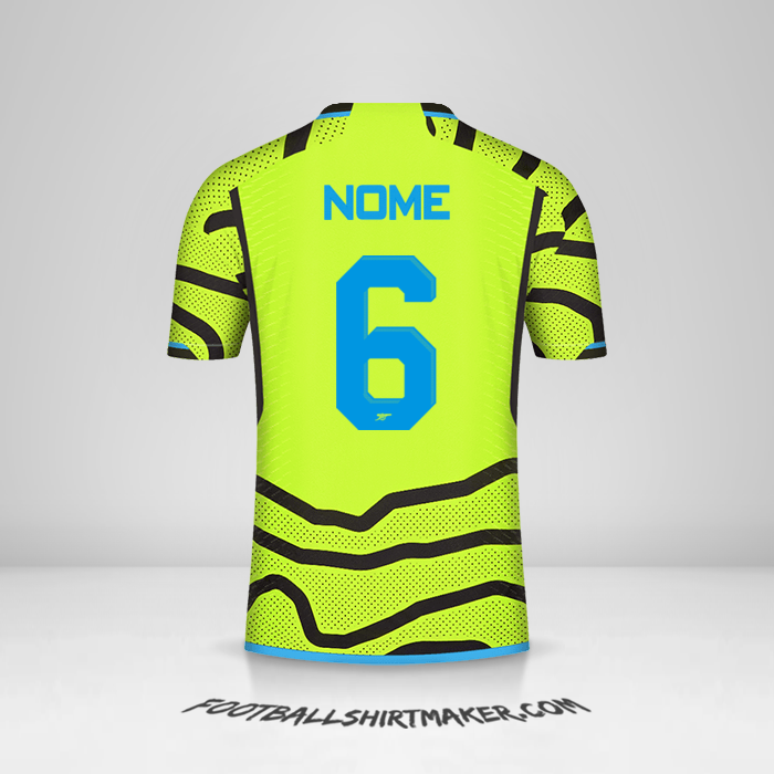 Maglia Arsenal Cup 2023/2024 Seconda -  nome - 6