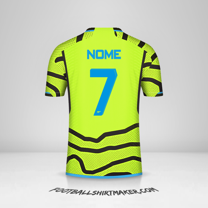 Camisola Arsenal Cup 2023/2024 Alternativa -  nome - 7