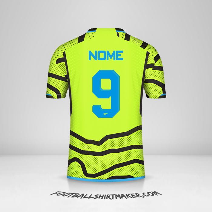 Maglia Arsenal Cup 2023/2024 Seconda -  nome - 9