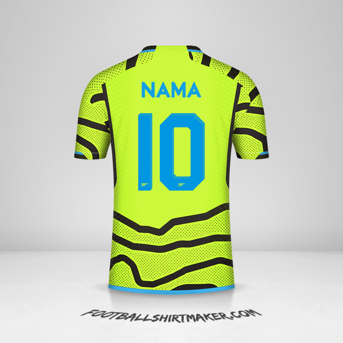 Jersey Arsenal Cup 2023/2024 Alternatif -  nama - 10