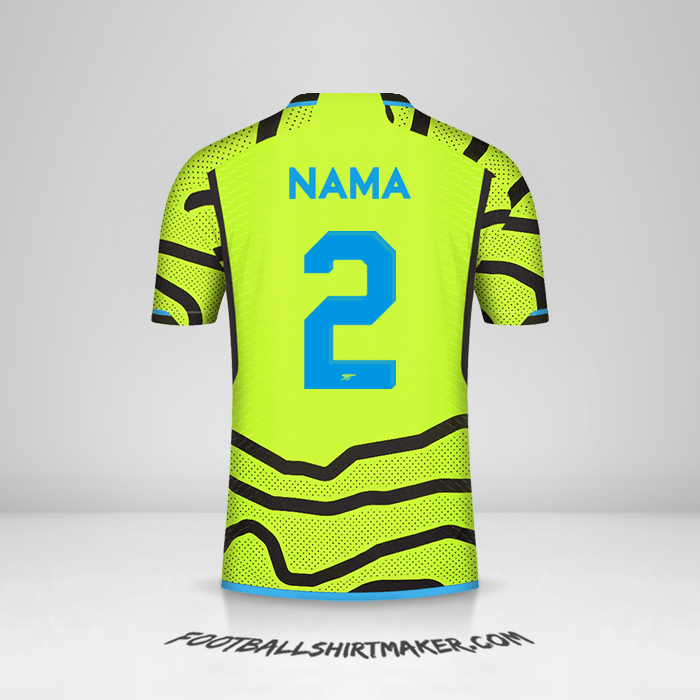 Jersey Arsenal Cup 2023/2024 Alternatif -  nama - 2