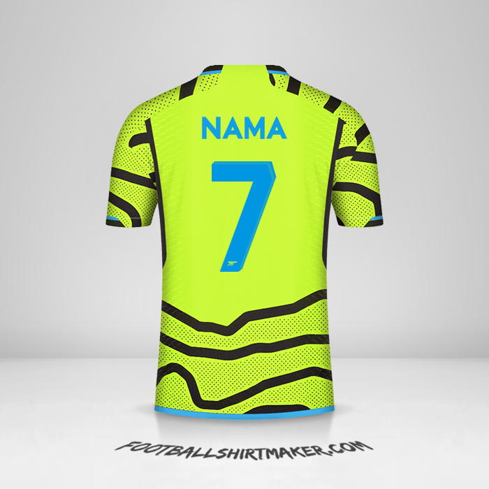 Jersey Arsenal Cup 2023/2024 Alternatif -  nama - 7