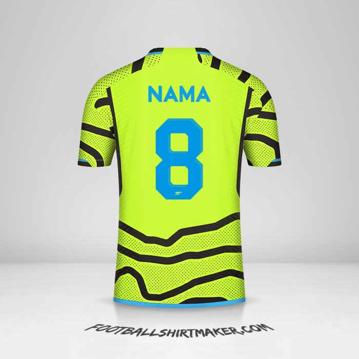 Jersey Arsenal Cup 2023/2024 Alternatif -  nama - 8