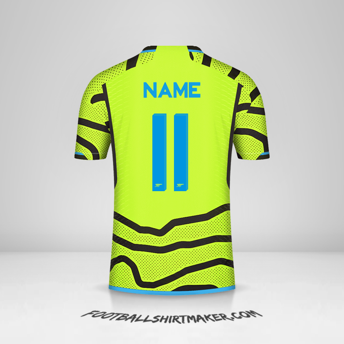 Jersey Arsenal Cup 2023/2024 Away -  name - 11