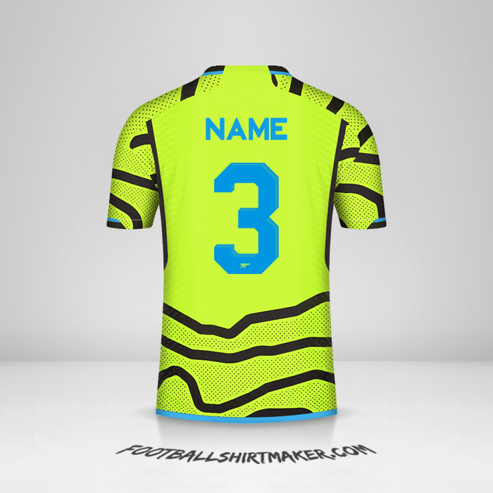 Trikot Arsenal Cup 2023/2024 Auswärts -  name - 3