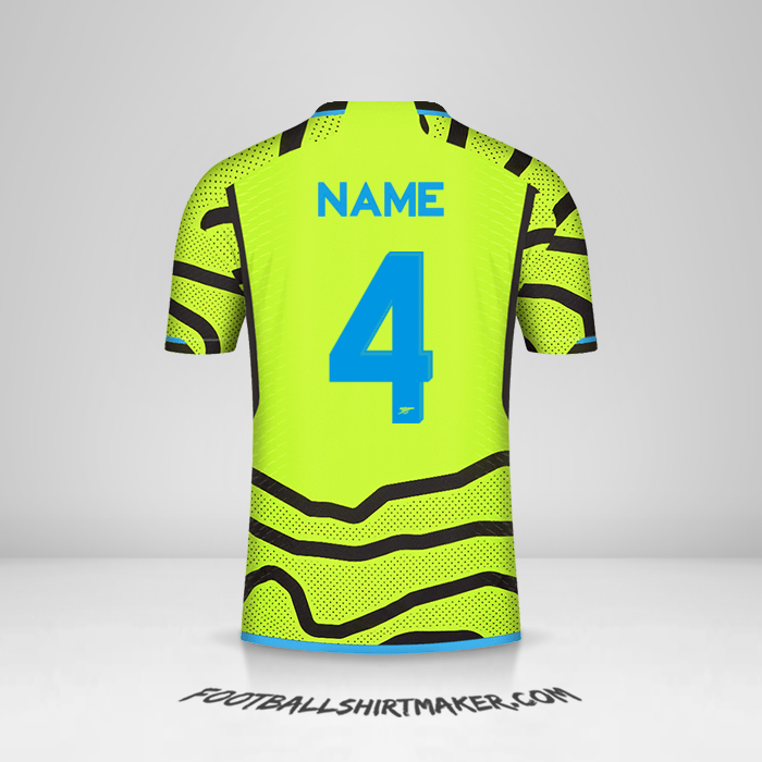 Trikot Arsenal Cup 2023/2024 Auswärts -  name - 4