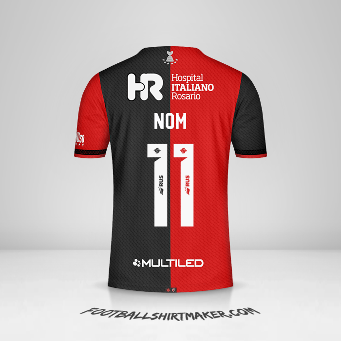 Maillot Newells Old Boys 2024 -  nom - 11