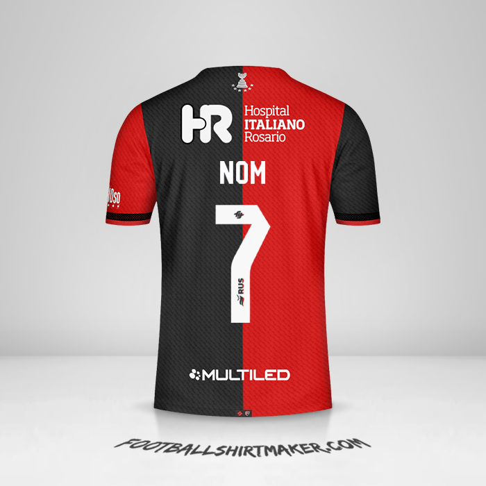 Maillot Newells Old Boys 2024 -  nom - 7