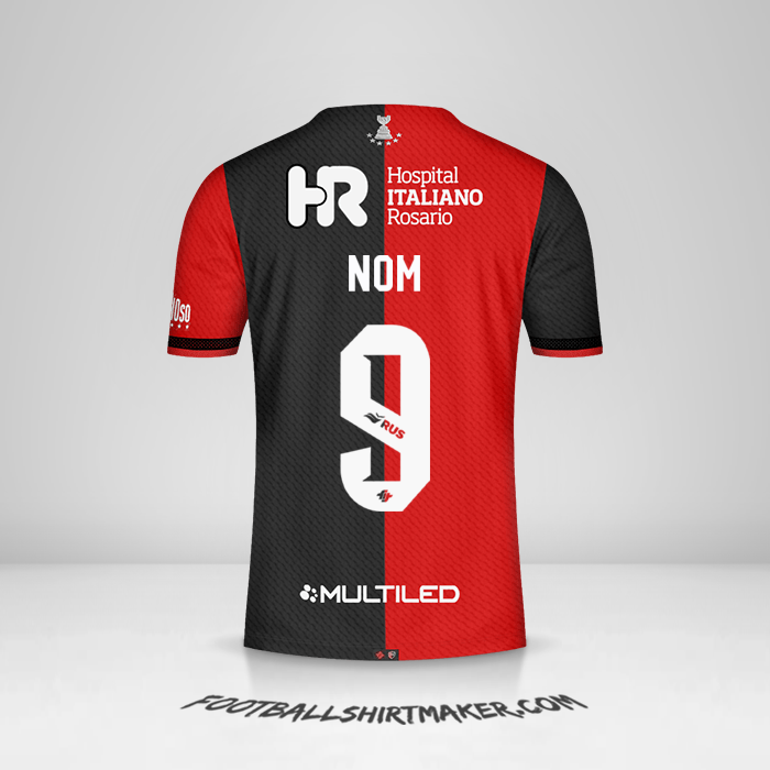 Maillot Newells Old Boys 2024 -  nom - 9