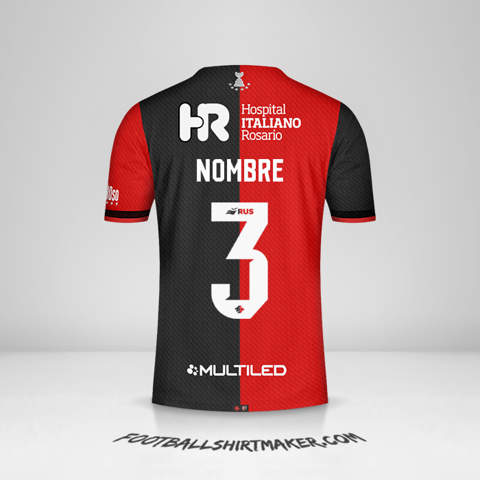 Jersey Newells Old Boys 2024 -  nombre - 3
