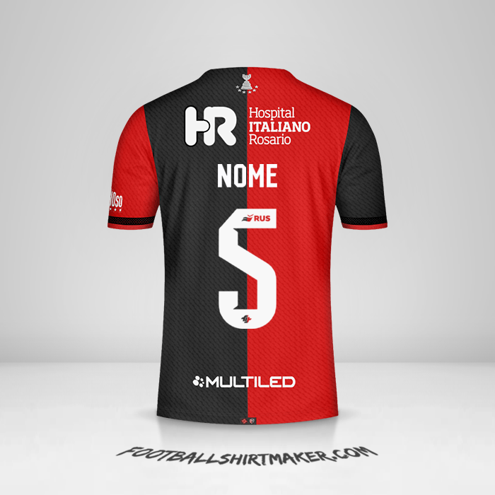 Camisa Newells Old Boys 2024 -  nome - 5
