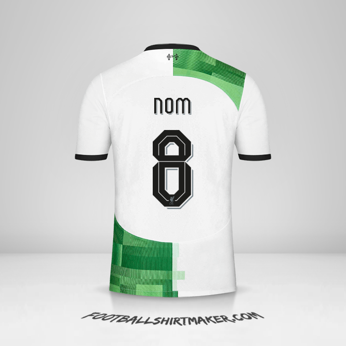 Maillot Liverpool FC Cup 2023/2024 Extérieur -  nom - 8