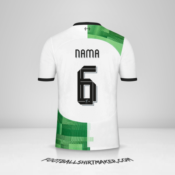 Jersey Liverpool FC Cup 2023/2024 Alternatif -  nama - 6