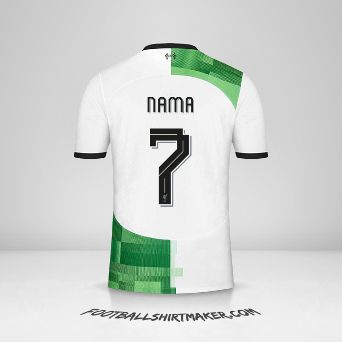 Jersey Liverpool FC Cup 2023/2024 Alternatif -  nama - 7