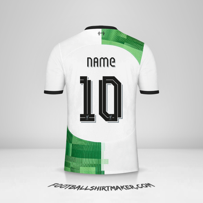 Shirt Liverpool FC Cup 2023/2024 Away -  name - 10