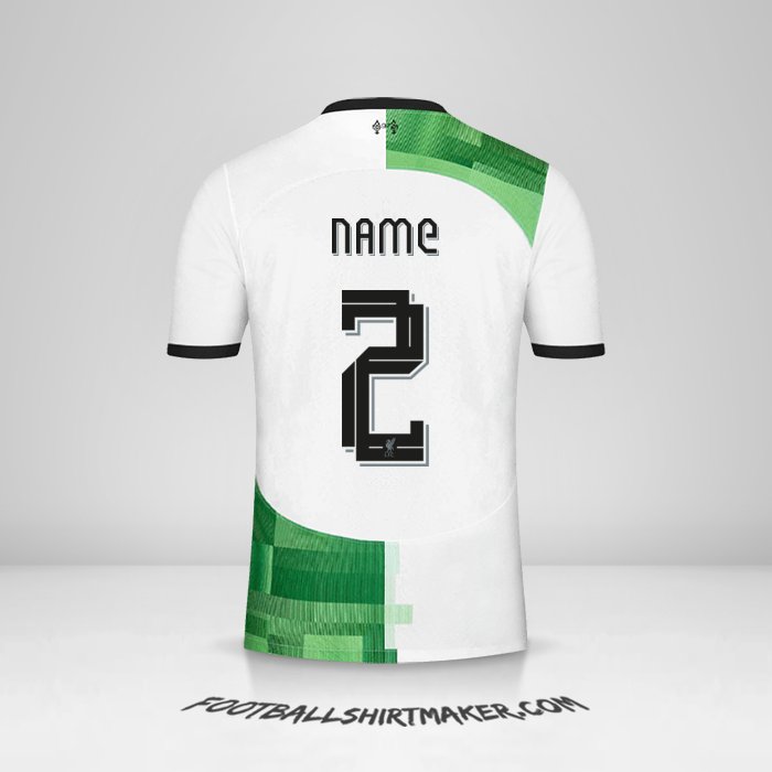 Trikot Liverpool FC Cup 2023/2024 Auswärts -  name - 2