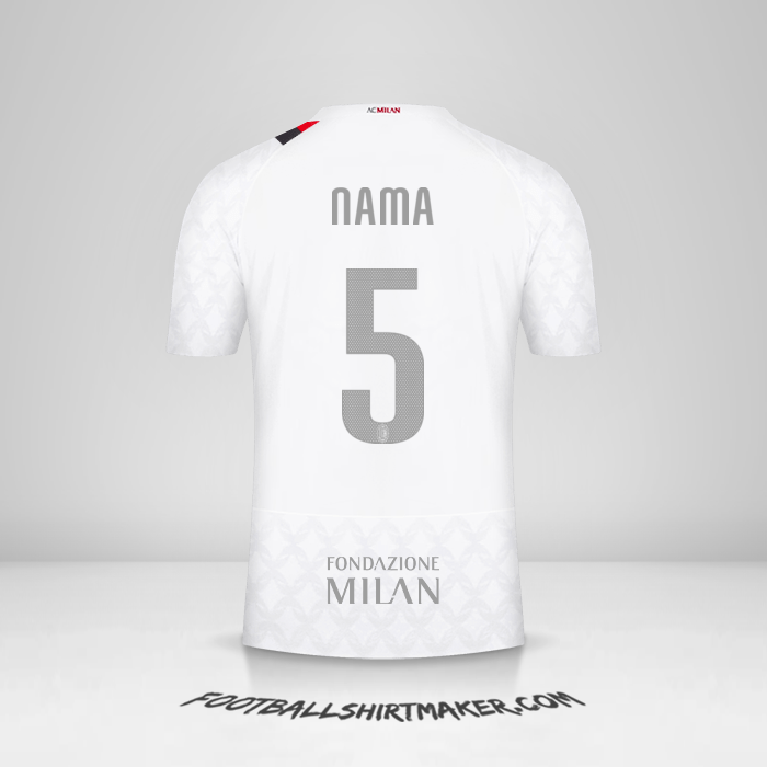 Jersey AC Milan Cup 2023/2024 Alternatif -  nama - 5
