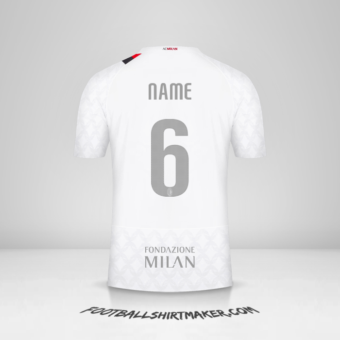 Trikot AC Milan Cup 2023/2024 Auswärts -  name - 6