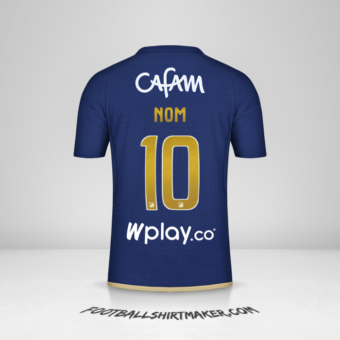 Maillot Millonarios FC 2024 -  nom - 10