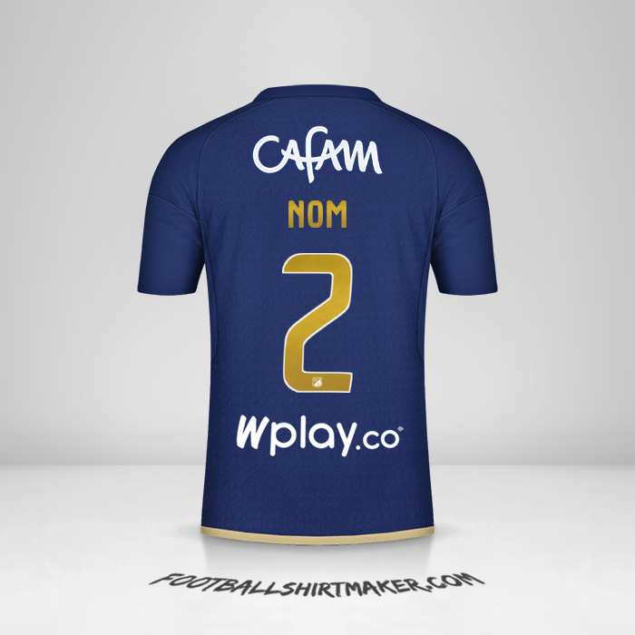 Maillot Millonarios FC 2024 -  nom - 2