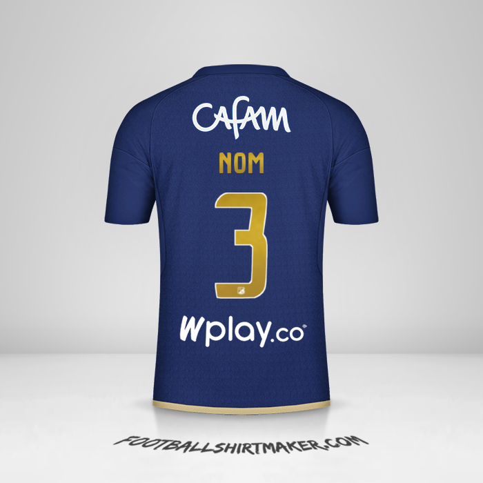 Maillot Millonarios FC 2024 -  nom - 3