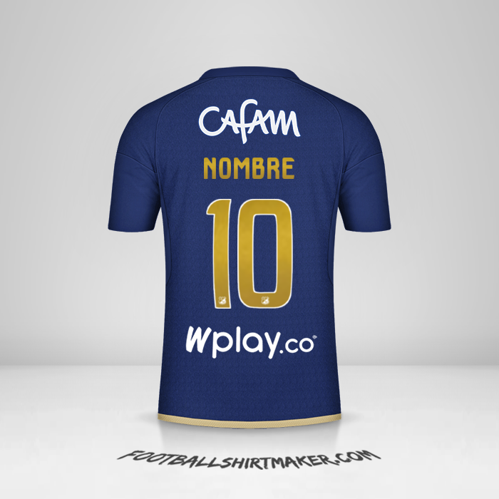 Jersey Millonarios FC 2024 -  nombre - 10