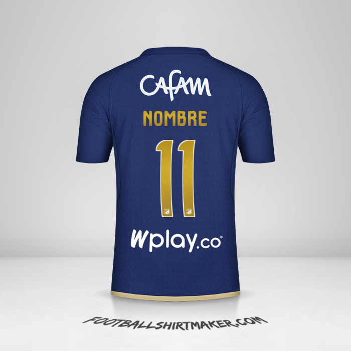 Camiseta Millonarios FC 2024 -  nombre - 11
