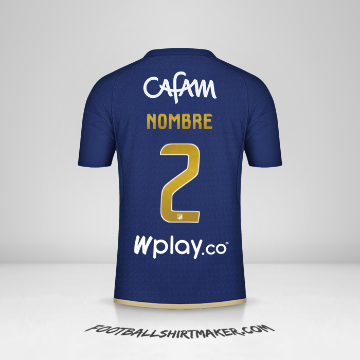 Jersey Millonarios FC 2024 -  nombre - 2
