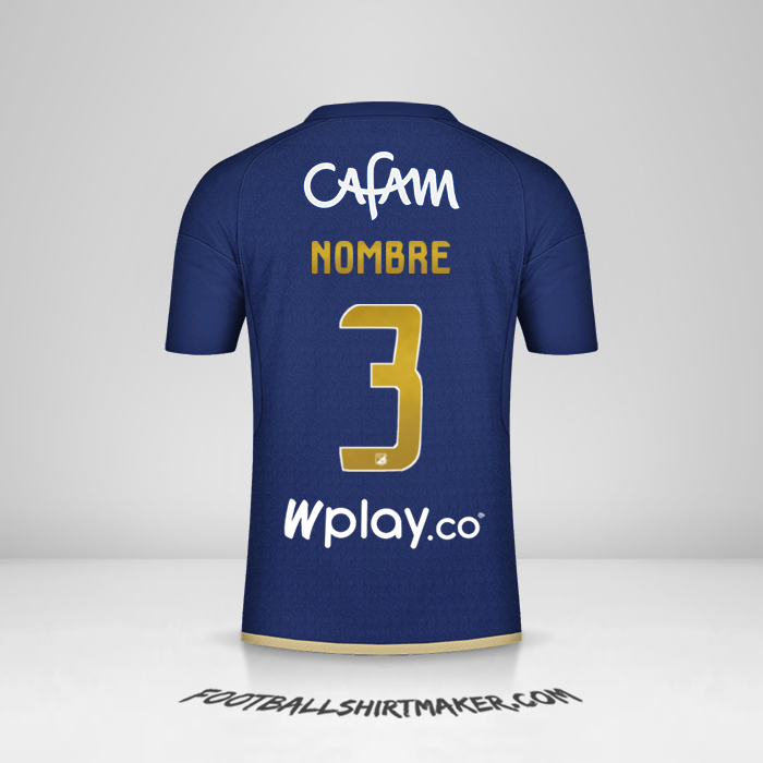 Camiseta Millonarios FC 2024 -  nombre - 3