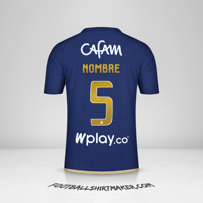 Jersey Millonarios FC 2024 -  nombre - 5