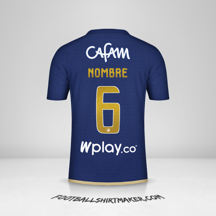 Jersey Millonarios FC 2024 -  nombre - 6