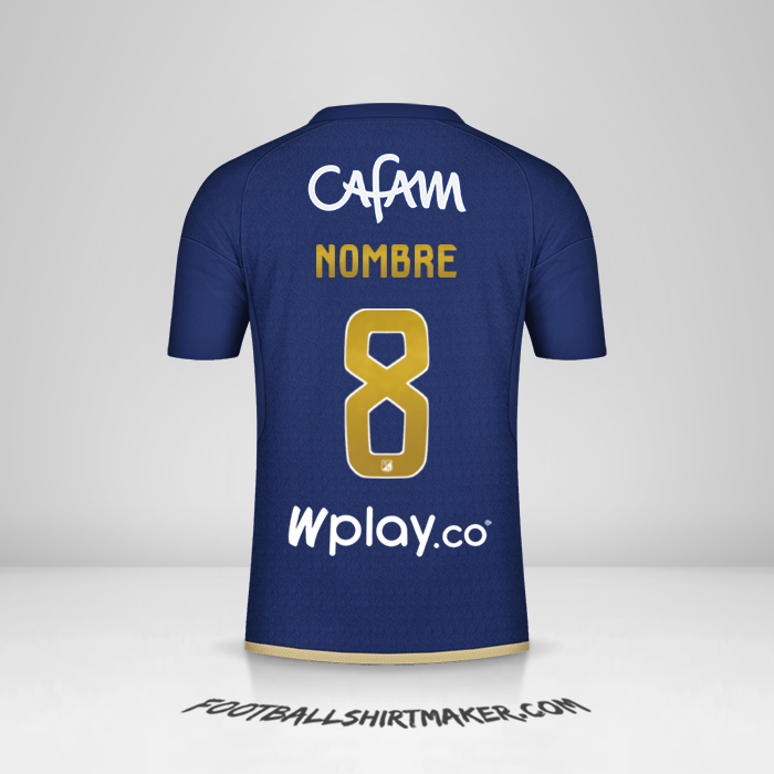 Jersey Millonarios FC 2024 -  nombre - 8