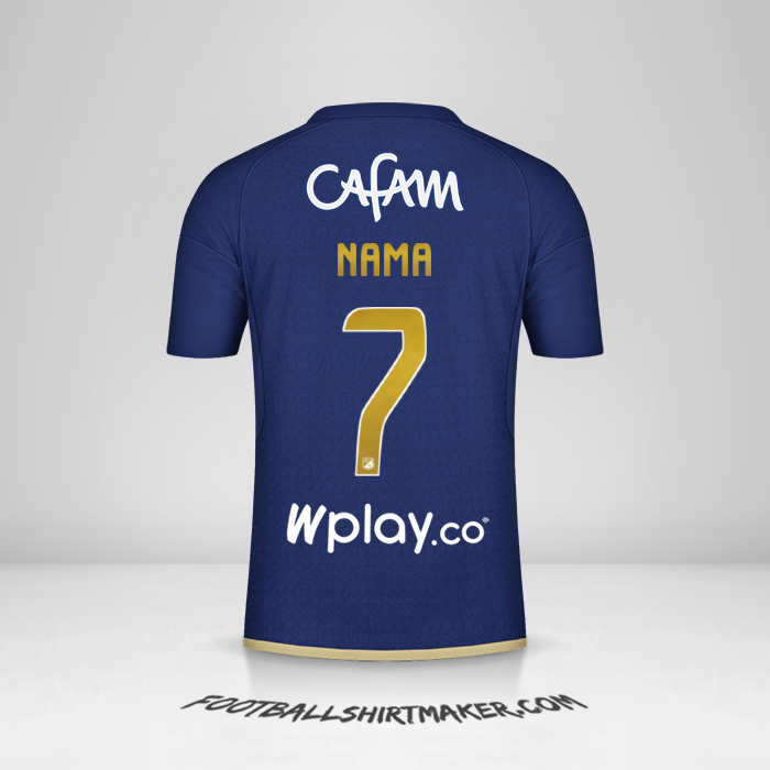 Jersey Millonarios FC 2024 -  nama - 7