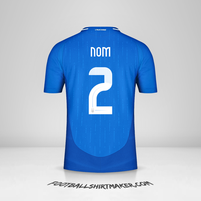 Maillot Italie 2024 -  nom - 2