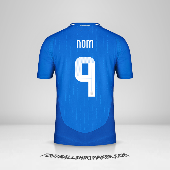 Maillot Italie 2024 -  nom - 9