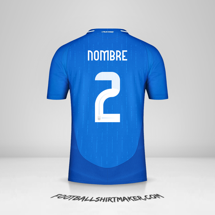 Jersey Italia 2024 -  nombre - 2