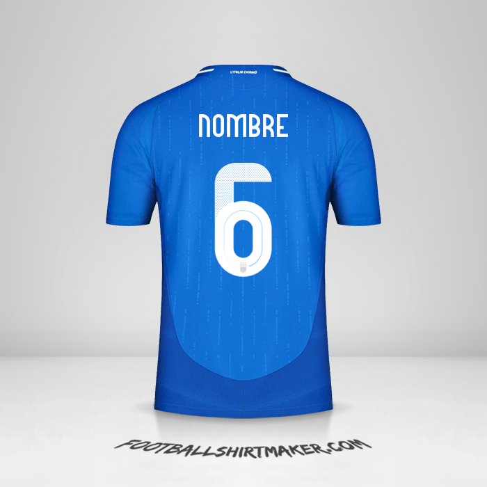 Camiseta Italia 2024 -  nombre - 6