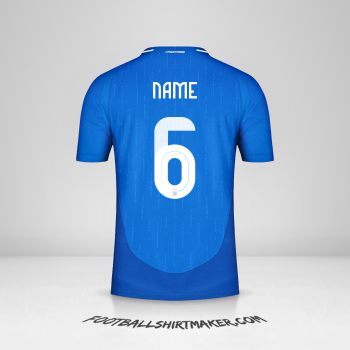 Shirt Italy 2024 -  name - 6